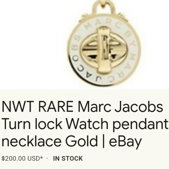 Marc by Marc Jacob Turn Lock Watch Pendant-Chain Necklace - Picture 7 of 7